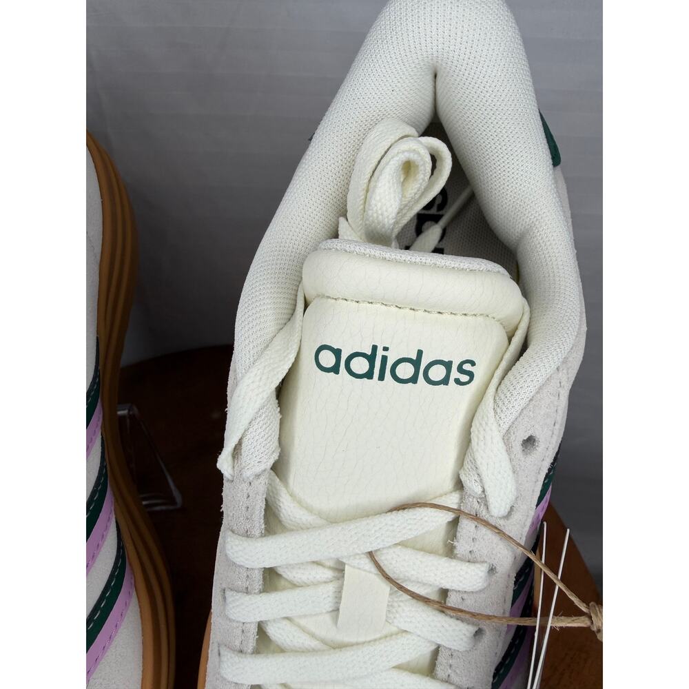 Adidas VL Court Bold Platform Sneakers White Pink Green Gum Women’s 6.5 NWT - Picture 5 of 16